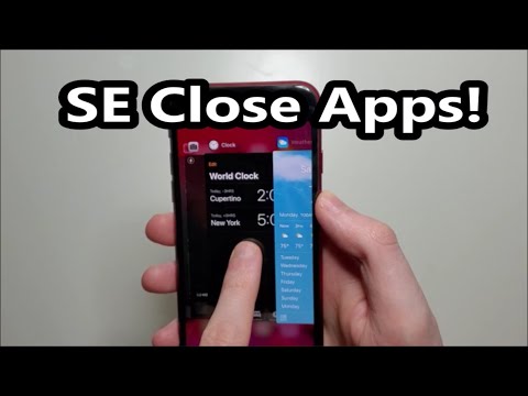 iPhone SE How to Close Apps!