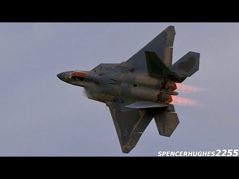 F-22 Raptor Demo EAA AirVenture Oshkosh 2025