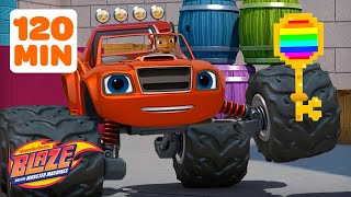 Download lagu Blaze Finds a Magic Key, Transformations, & MORE 🔑 | 120 Minutes | Blaze and the Monster Machines mp3