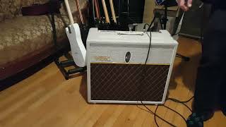 Video thumbnail for Vox AC15HW1X unboxing. Hand wired AC15. Alnico Blue. by Instruments, Audio, Etc.