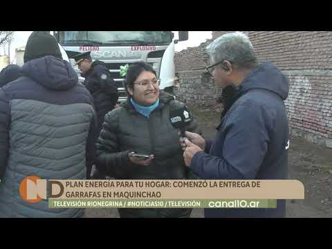 Plan Energía para tu Hogar: comenzó la entrega de garrafas en Maquinchao