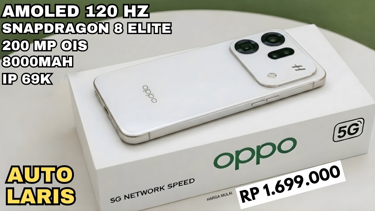 BIKIN NGILER‼️8000MAH, RAM 12/512 GB | HP OPPO TERBARU DAN TERBAIK 2026