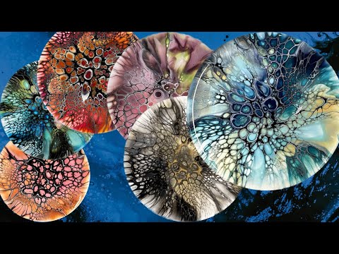 268. COMPLETE JAR LID BLOOM TUTORIAL from TAPE, POUR, RESIN-FINISH! Fluid Art for beginners