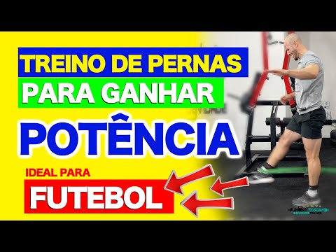 TREINO DE PERNAS para FUTEBOL E ESPORTES. ( Foco em performance)