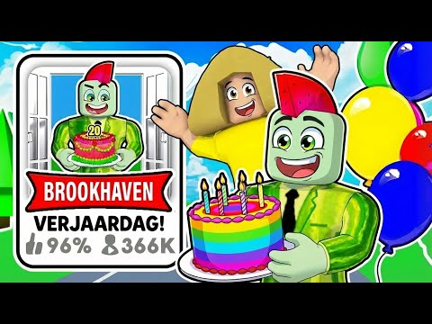 Job Speelt Verjaardag Update In Brookhaven RP🏡In Roblox!