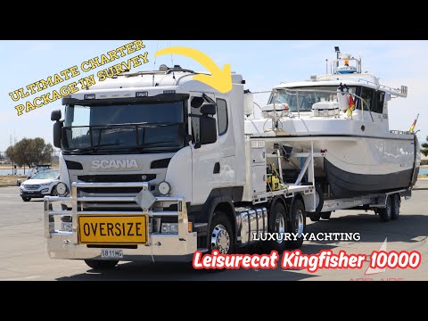 Remote Charter Leisurecat Kingfisher 10000 + Prime mover | The best trailer boat ever?