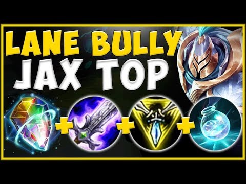 WHY WOULD RIOT LET JAX EVER BE THIS OP IN LANE PHASE?? JAX SEASON 10 TOP GAMEPLAY! League of Legends