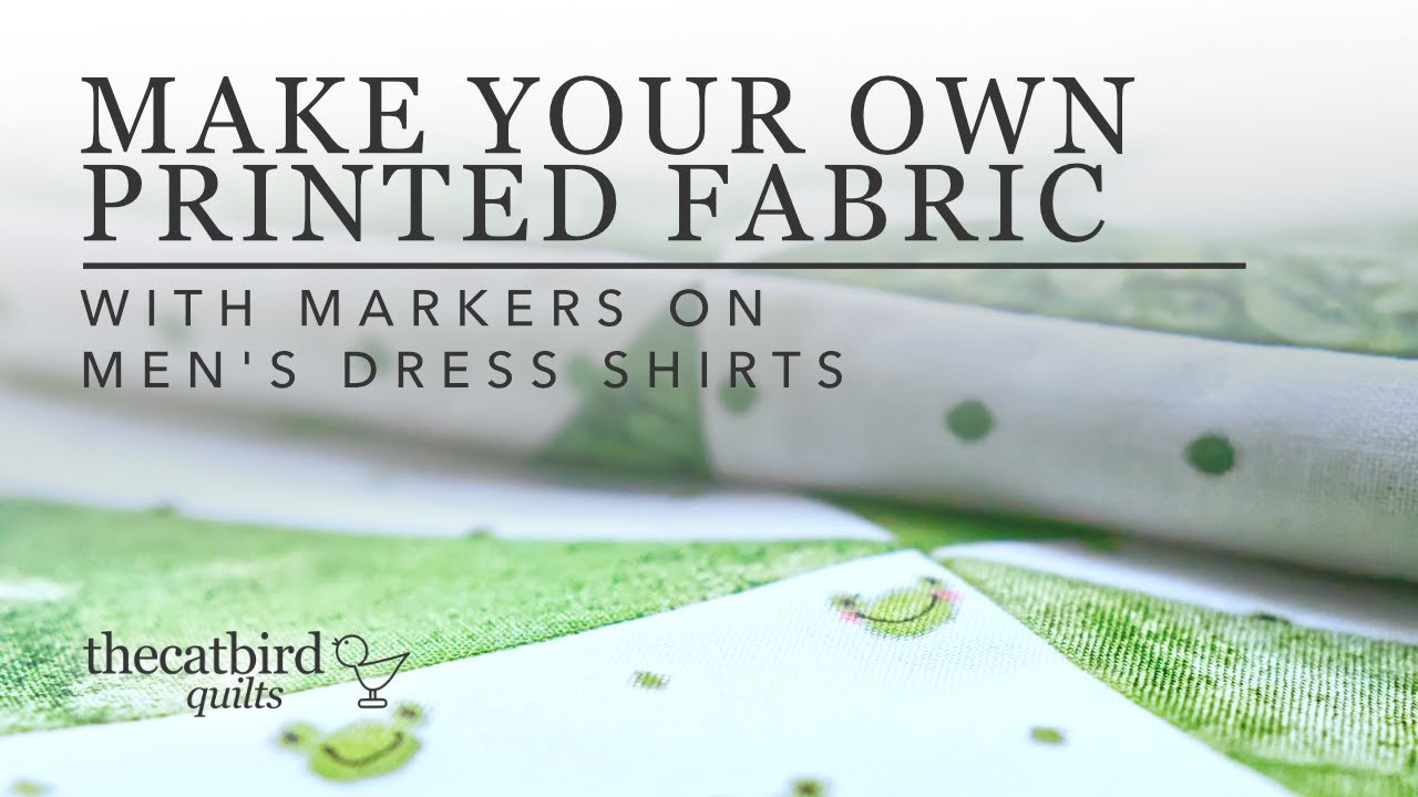 Crea il tuo tessuto stampato con i pennarelli sulle camicie da uomo - Pennarelli a pennello PITT ...