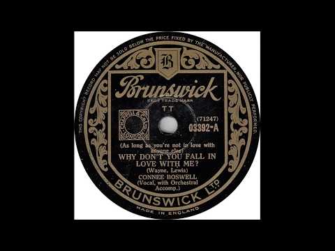 Connie Boswell - Why Don't You Fall In Love With Me(1942)