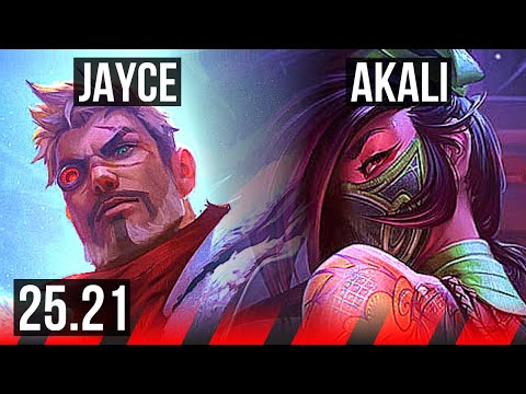 JAYCE vs AKALI (TOP) | Dominating | KR Master | 25.21