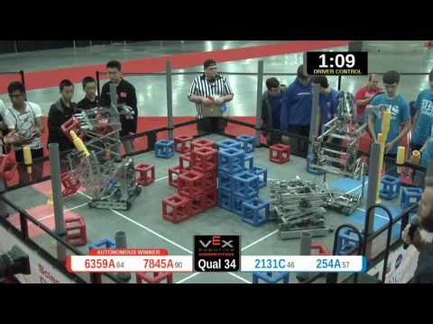 2015 VRC Sci Q34 - 6359A 7845A vs 2131C 254A - 36 to 50 - VEX Worlds 2015 - Science Division
