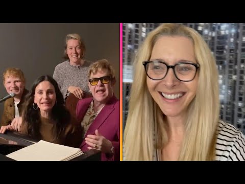Lisa Kudrow REACTS to Courteney Cox, Ed Sheeran and Elton John's 'Tony Danza' Tribute to Her