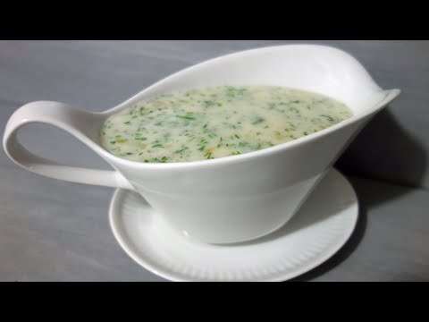 Dill sauce - a simple recipe on how to make it