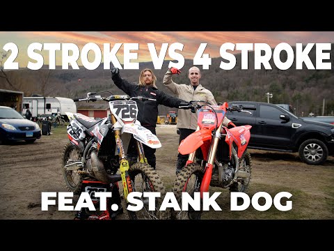 Is This 2-Stroke Faster Than A 450?? Lap Time Battle Feat. Stank Dog