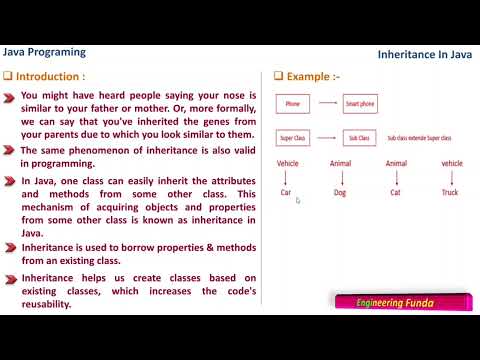 Inheritance – Java Programming