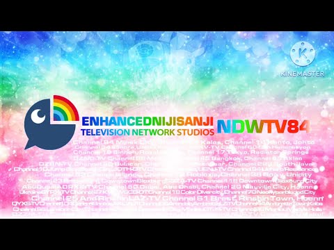 EnhancedNijisanji NDWTV84 New Integrated Updated Ident (July 1 2024)