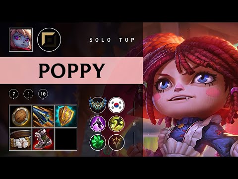 Poppy Top vs Jax - KR Challenger Patch 25.24
