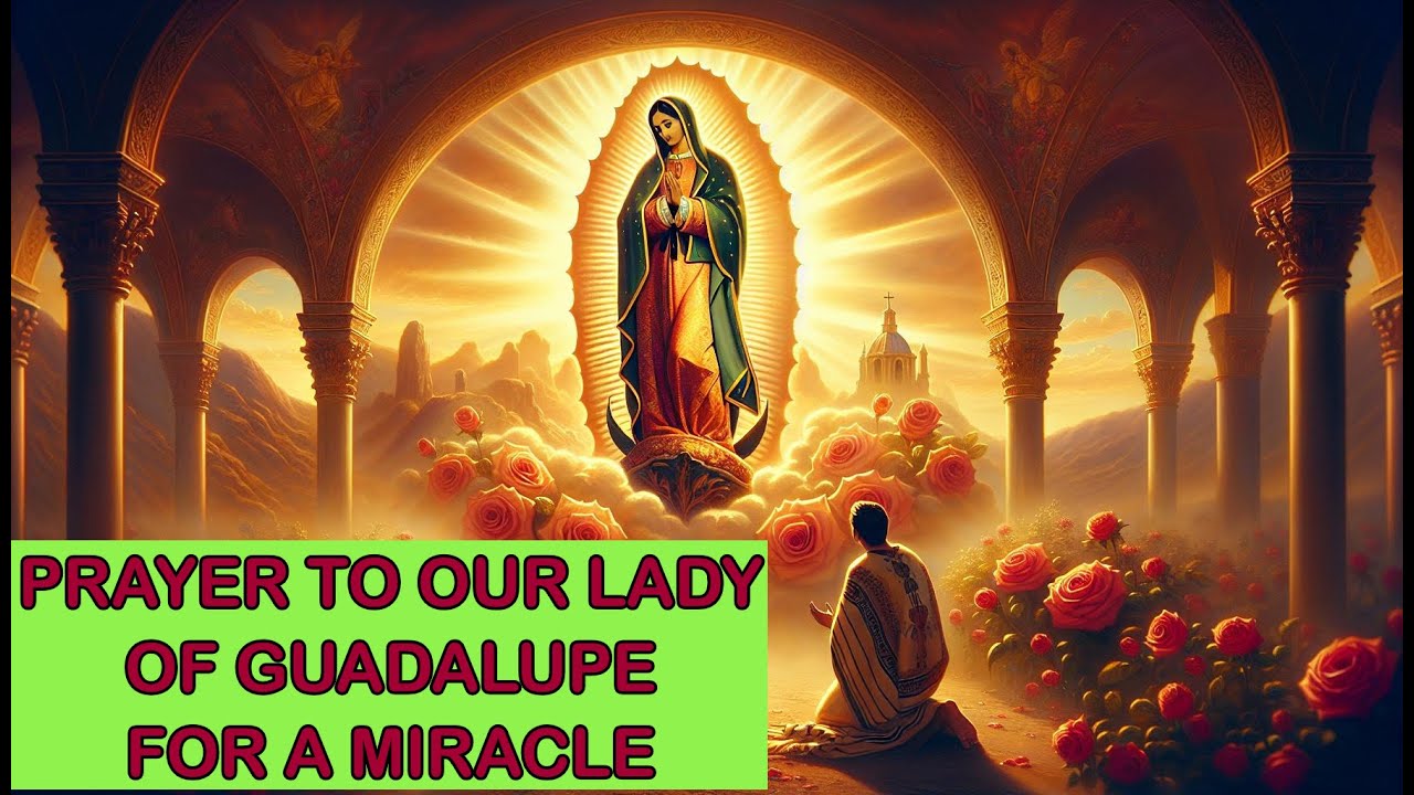 Prayer to Our Lady of Guadalupe for a Miracle | Seek Her Powerful Intercession 🌸🙏