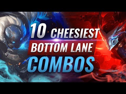 10 CHEESIEST Bot Lane Combos YOU SHOULD ABUSE in Season 10 - League of Legends