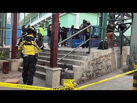 Ataque armado en parada de buses en San Lucas Sacatepéquez