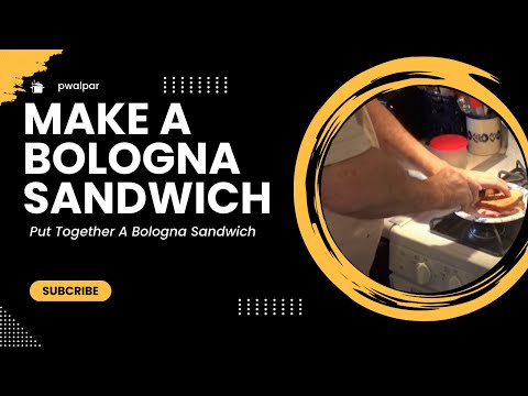 Put Together A Bologna Sandwich Pwalpar VLOG 12 3 2016