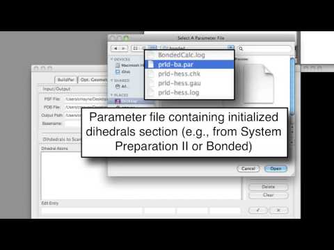 FFTK Screencast 7: Dihedrals I: Generating Dihedral Scan Target Data