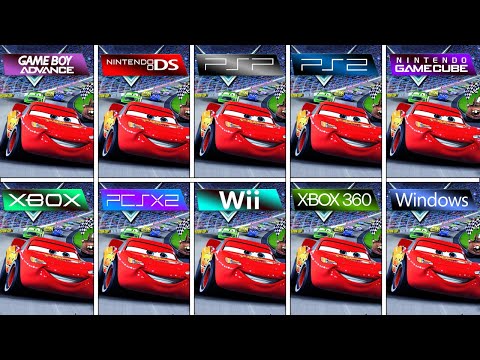 Cars (2006) GBA vs DS vs PSP vs PS2 vs GameCube vs XBOX vs Wii vs PCSX2 vs XBOX 360 vs PC