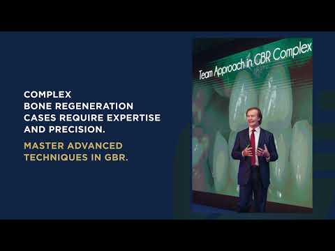 Advanced GBR Procedures Course | Prof. Massimo Simion