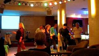 ruti and mordechai dancing in hotel hod yam hamelach april 2011