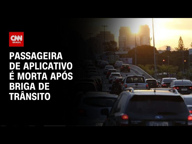 Passageira de aplicativo é morta após briga de trânsito | CNN 360º