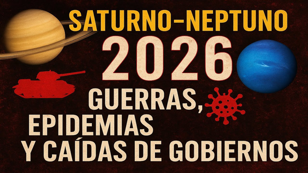 LA CONJUNCIÓN PLANETARIA QUE TRAE GUERRAS, EPIDEMIAS, CRISIS Y CAÍDAS DE GOBIERNOS VUELVE EN 2026