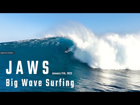 JAWS/Pe’ahi XXL Big Wave Surfing Maui, Hawai’i 01/11/2023 - Tow, Paddle, Barrels, & Wipeouts