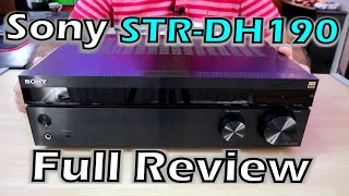 Video thumbnail for Sony STR DH190 2.0 Receiver Full Review & Unboxing by Knowledge Sharing Tech