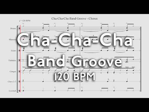 Cha-Cha-Cha Band Groove in 120BPM - 10 min of arranged music