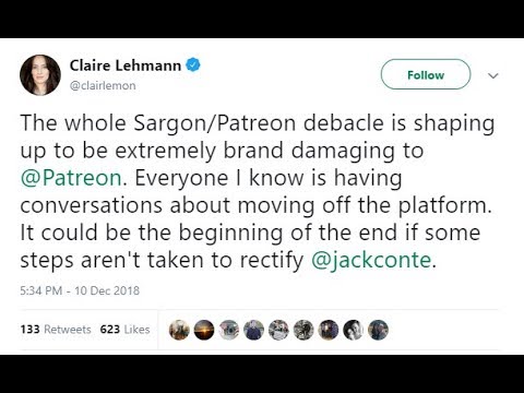 Patreon Respond to the #PatreonPurge