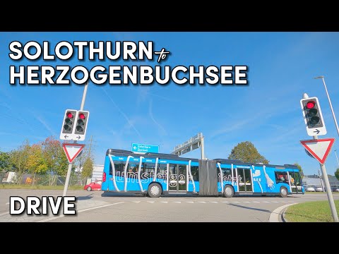 Solothurn to Herzogenbuchsee - Scenic Drive - Switzerland