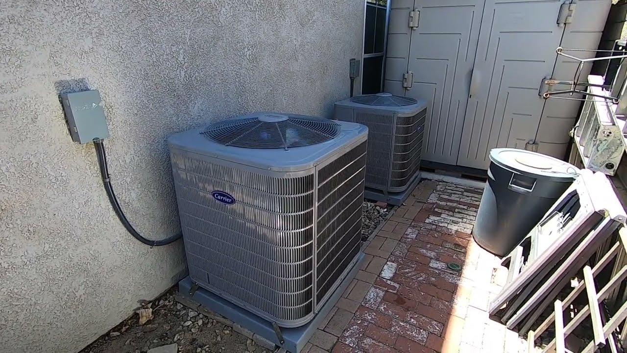 Replace air conditioning system with Carrier Performacne Series two speed 17+SEER condenser 24ACB7
