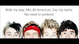 Mrs All American - 5SOS (Lyrics)
