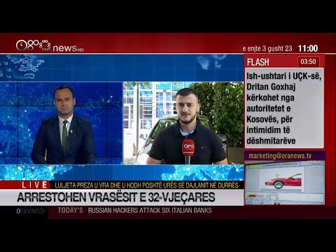 Edicioni informativ - 03 Gusht 2023 - Ora 11:00 - Ora News