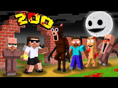 I Made a Zoo with Famous Scary Mobs in Minecraft..