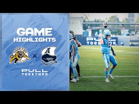 CFL Game Highlights - Toronto Argonauts vs. Hamilton Tiger-Cats - June 18, 2023