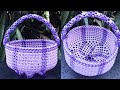 Plastic Wire Pooja Basket Koodai Fruit Basket Weaving Basket 1 Half Roll Basket