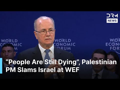 “People Are Still Dying” — Palestinian PM Warns Ceasefire Is Failing in Gaza at WEF | AC1G