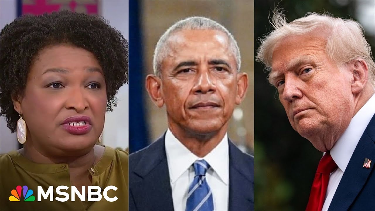'10 steps to autocracy' Stacy Abrams agrees with Obama on playbook against MAGA - YouTube