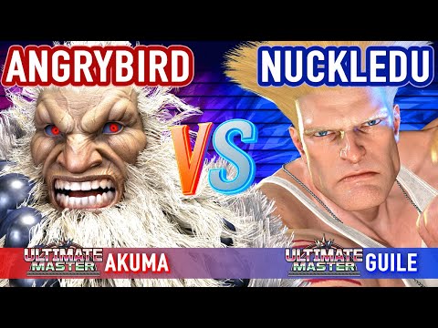 SF6 ▰ ANGRYBIRD (Akuma) vs NUCKLEDU (Guile) ▰ High Level Gameplay