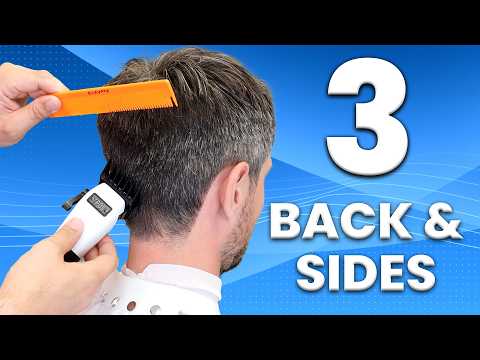 How to Cut Men's Hair: Number 3 Back & Sides | Scissor Cut on Top
