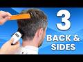 How To Cut Men S Hair Number 3 Back Sides Scissor Cut On Top