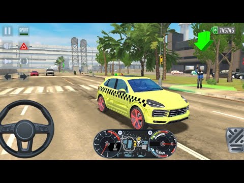 Taxi SIM 2020 | SUV Porsche Cayenne Turbo Driving Miami City Driving Car Android Gameplay