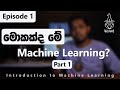 Machine Learning and AI explained in Sinhala
