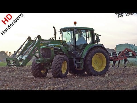 Cultivating maize land | John Deere 6230 + Evers | Maisland bewerken | Lieren | NL.